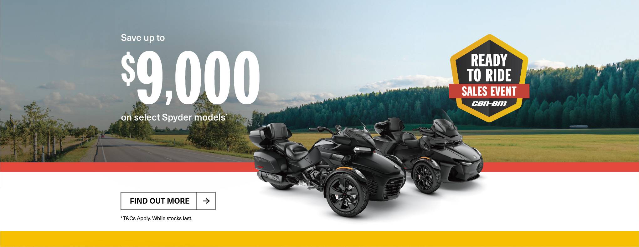 AU Can-Am On-Road - Q4 Retail Program 2025 Spyder