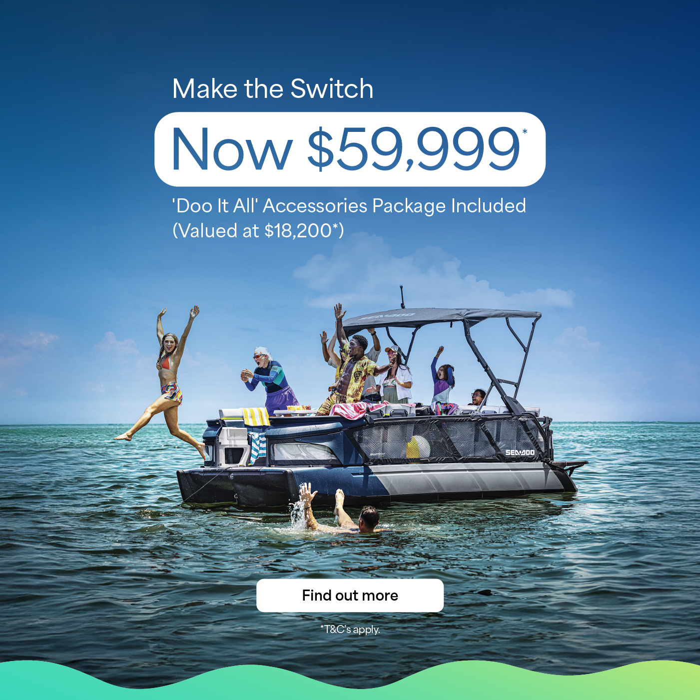 AU Q3 Sea-Doo Switch Retail Campaign 2025