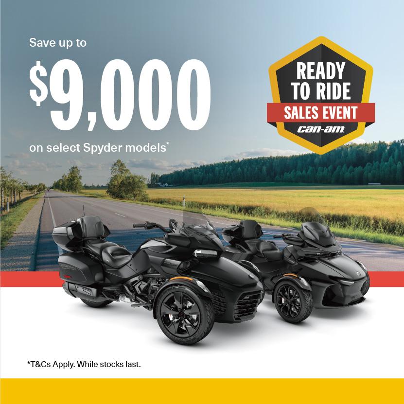 AU Can-Am On-Road - Q4 Retail Program 2025 Spyder